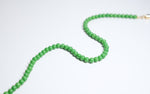 Kelly Green Bead Necklace