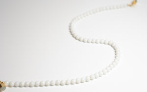 White Bead Necklace