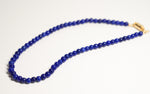 Navy Blue Bead Necklace