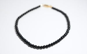 Black Bead Necklace