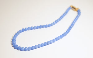 Baby Blue Bead Necklace