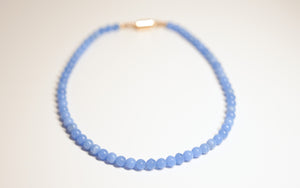 Baby Blue Bead Necklace