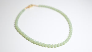 Seafoam Green Bead Necklace