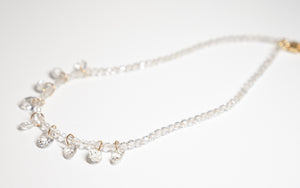 Charm clear necklace