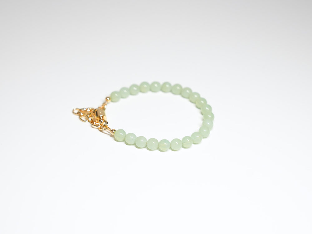 Seafoam Green Bead Bracelet