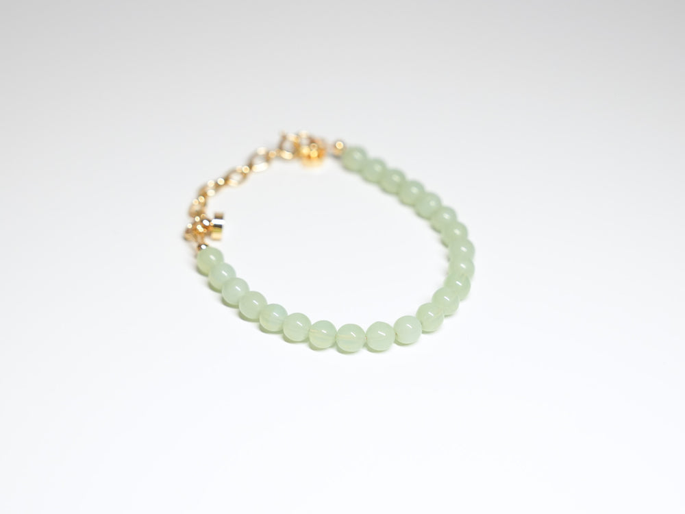 Seafoam Green Bead Bracelet