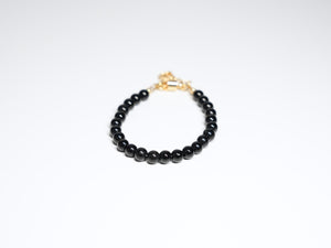 Black Bead Bracelet