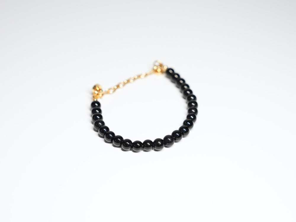 Black Bead Bracelet