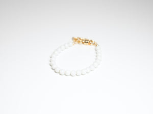 White Bead Bracelet