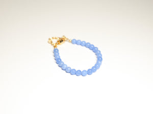 Baby Blue Bead Bracelet