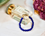 Navy Blue Bead Bracelet