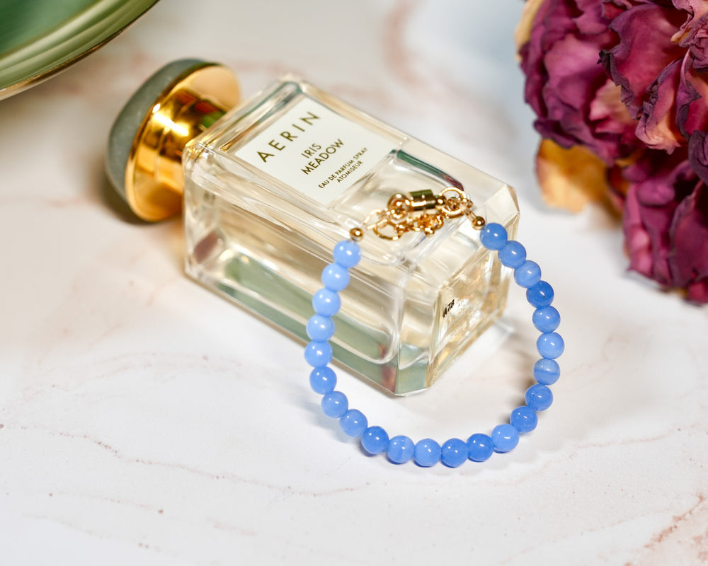 Baby Blue Bead Bracelet